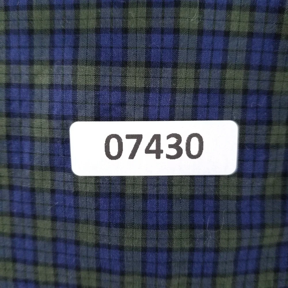Ralph Lauren Shirt Mens XL Navy Plaid Classic Fit Button Down Cotton Stretch